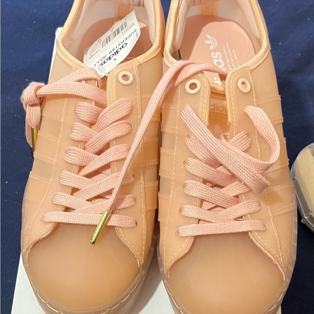 Adidas Pink Casual Sneakers Minimalist Design